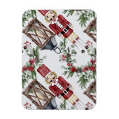 Christmas nutcrackers and lanterns magneet (Verticaal)
