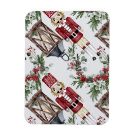 Christmas nutcrackers and lanterns magneet