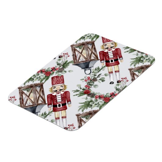 Christmas nutcrackers and lanterns magneet (Linkerzijde)