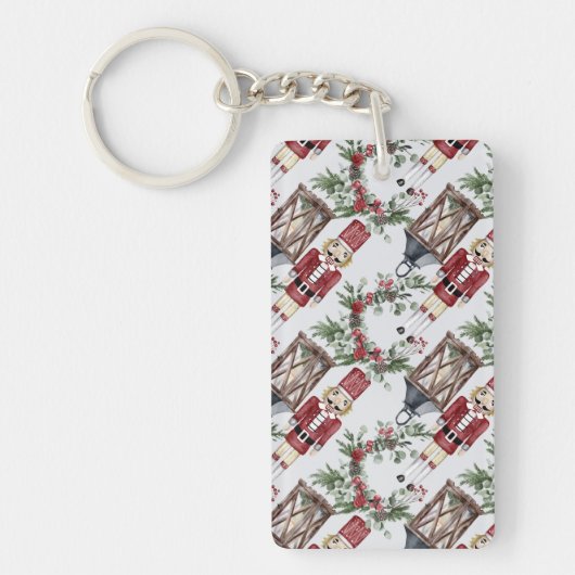 Christmas nutcrackers and lanterns sleutelhanger (Voorkant)