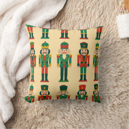 Christmas Nutcrackers on Light Kussen