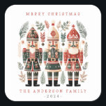 Christmas Nutcrackers Sticker<br><div class="desc">Christmas Nutcrackers Sticker</div>