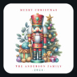 Christmas Nutcrackers Sticker<br><div class="desc">Christmas Nutcrackers Sticker</div>