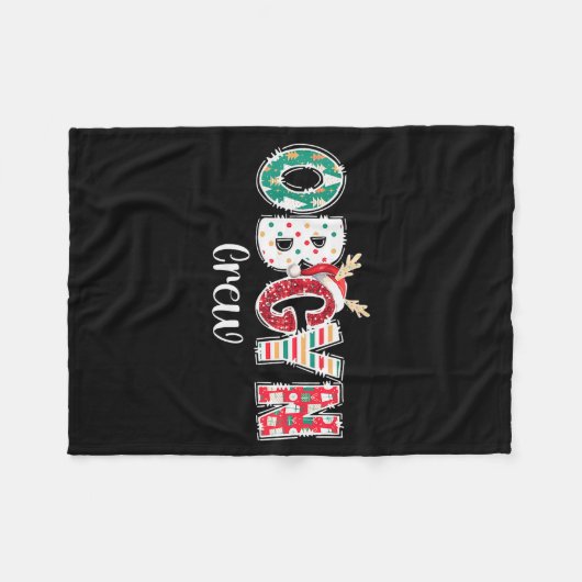 Christmas Obgyn Crew Obstetrics Ob Gyn Group Team  Fleece Deken (Voorkant (Horizontaal))