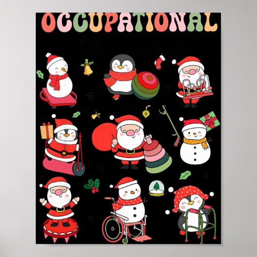 Christmas Occupational Therapy Ot Therast Ot Istan Poster (Voorkant)