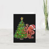 Christmas Octopus  Kaart (Voorkant)