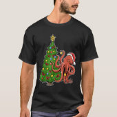 Christmas Octopus  T-shirt (Voorkant)