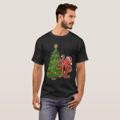 Christmas Octopus  T-shirt (Voorkant volledig)