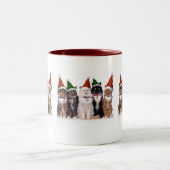 Christmas of Cat Tweekleurige Koffiemok (Center)