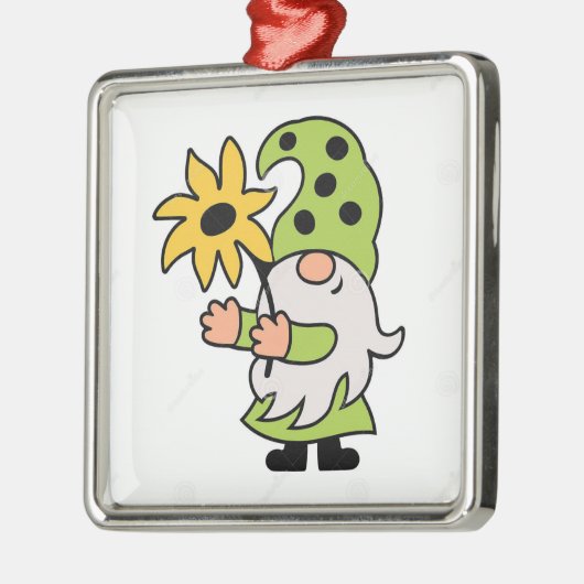 **CHRISTMAS of SPRINGTIME GNOME * * ORNAMENT (Links)