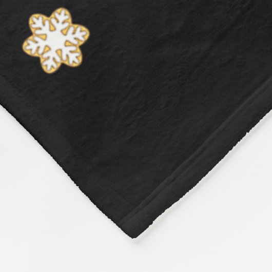 Christmas Oh Snap 8 Year Old Gingerbread Man 8th B Fleece Deken (Hoek)