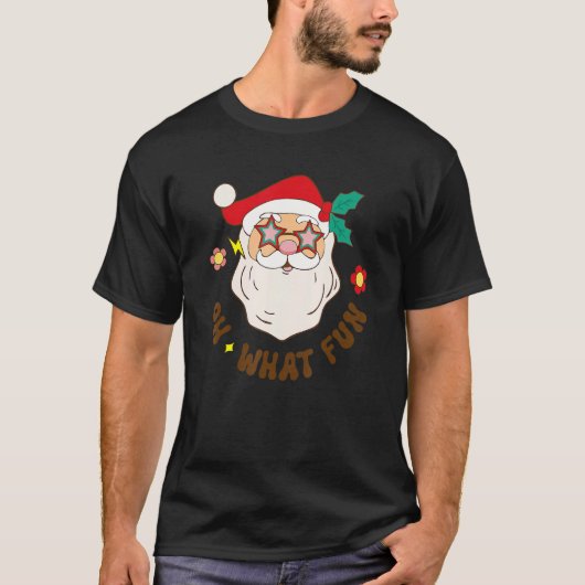 Christmas Oh What Fun Christmas Tree Xmas Pajama P T-shirt (Voorkant)