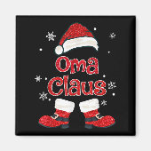 Christmas Oma Claus Grandmother Aunt Mother Daught Magneet (Voorkant)