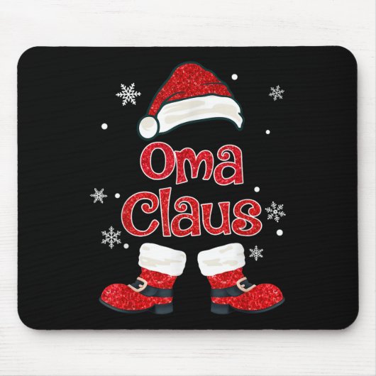 Christmas Oma Claus Grandmother Aunt Mother Daught Muismat (Voorkant)