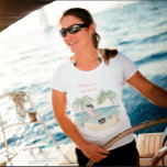 Christmas on the Beach is Still Christmas T-Shirt<br><div class="desc">Doesn't this tell a great story — it is still a Merry Christmas on the beach moment — whether you are actually on the beach or might like to verbeelding that you are — this artistic watercolor T-shirt will take you there. Enjoy and it would make a really fun and...</div>