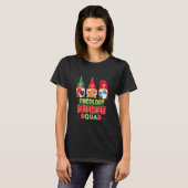 Christmas Oncology Nurse squad Christmas Gnome T-shirt (Voorkant volledig)