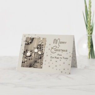 CHRISTMAS - Ons huis aan u - MOOI UNIQUE Feestdagen Kaart