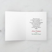 CHRISTMAS - Ons huis aan u - POTATOFAMILIE Feestdagen Kaart (Binnen)