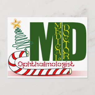CHRISTMAS OPHTHALMOLOGIST FEESTDAGENKAART