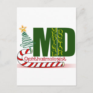 CHRISTMAS OPHTHALMOLOGIST FEESTDAGENKAART