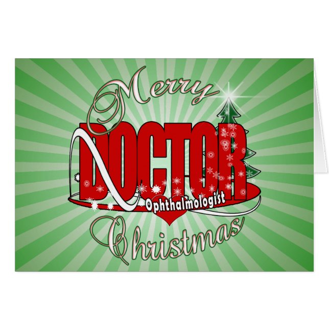 CHRISTMAS Ophthalmoloog OOOGARTS (Voorkant Horizontaal)