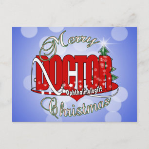 CHRISTMAS Ophthalmoloog OOOGARTS Feestdagenkaart