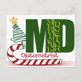 CHRISTMAS OPTOMETRIST - OOGDOKTER FEESTDAGENKAART