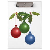 CHRISTMAS ORNAMENS KLEMBORD (Voorkant)