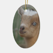 CHRISTMAS ORNAMENT BABY BLUE EYED GOAT (Links)