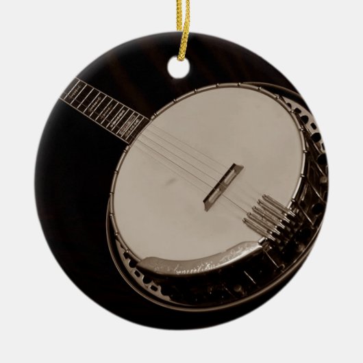 CHRISTMAS ORNAMENT BANJO ENTHUISIAST (Voorkant)