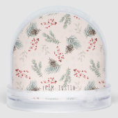 Christmas Ornament | Best Teacher Gift Sneeuwbol (Achterkant)