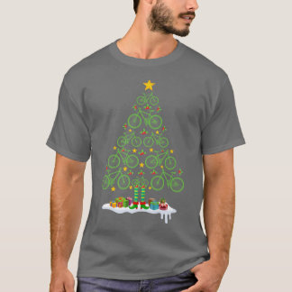 Christmas Ornament Bicycle Christmas Tree Bicycle T-shirt