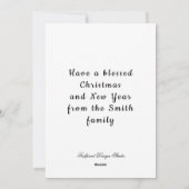 Christmas Ornament Card Feestdagenkaart (Achterkant)