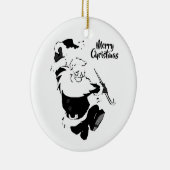 CHRISTMAS ORNAMENT "DANCING SANTA" (Rechts)
