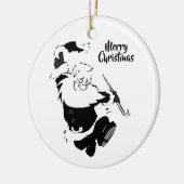 CHRISTMAS ORNAMENT "DANCING SANTA" (Links)