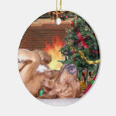 CHRISTMAS ORNAMENT DOG - NACHT VOOR CHRISTMAS (Links)