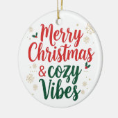 Christmas Ornament,Festive Holiday Tree Decoration Keramisch Ornament (Links)