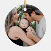 Christmas Ornament - First Christmas Family of 3 (Achterkant)