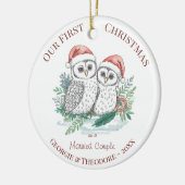 Christmas Ornament - First Christmas Married Photo (Links)