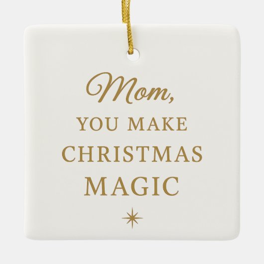 Christmas Ornament for Mom – Magic Christmas (Voorkant)