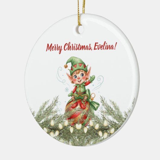 Christmas Ornament From the Elf (Links)