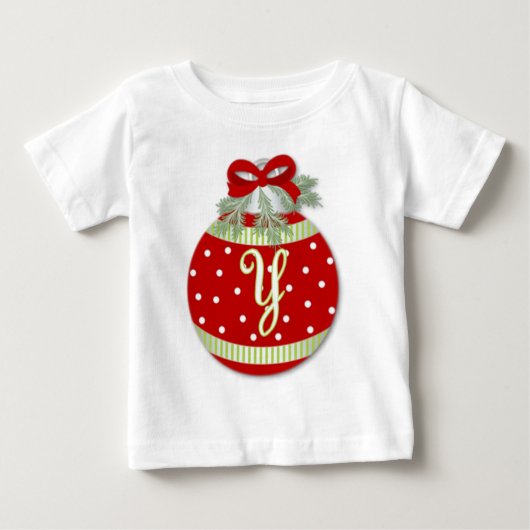 CHRISTMAS ORNAMENT INITIAAL Y (Voorkant)