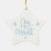 Christmas Ornament Joy to the World (Achterkant)