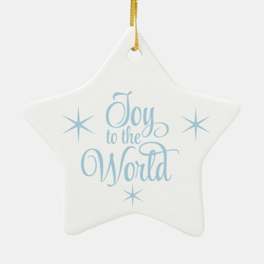 Christmas Ornament Joy to the World (Achterkant)