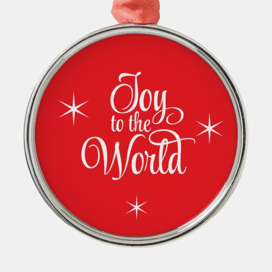 Christmas Ornament Joy to the World (Voorkant)