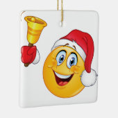 **CHRISTMAS ORNAMENT** MET COOL EMOJI KERAMISCH ORNAMENT (Rechts)