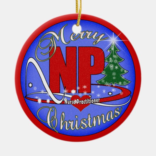 CHRISTMAS ORNAMENT - NP - NURSE PRACTITIONER (Voorkant)