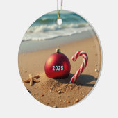 Christmas ornament on the beach holiday gift idea  (Links)