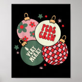 Christmas Ornament Peds Crew Pediatric Nurse Xmas  Poster (Voorkant)