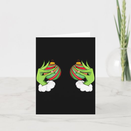 Christmas Ornament S Funny Christmas  Kaart (Voorkant)